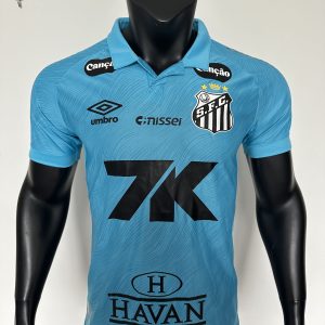 2025/26 Santos FC Third Away Jersey with All Sponsors Player Version