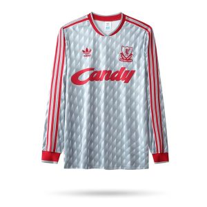 Liverpool 1989/91 Away Retro Jersey (Long Sleeve)