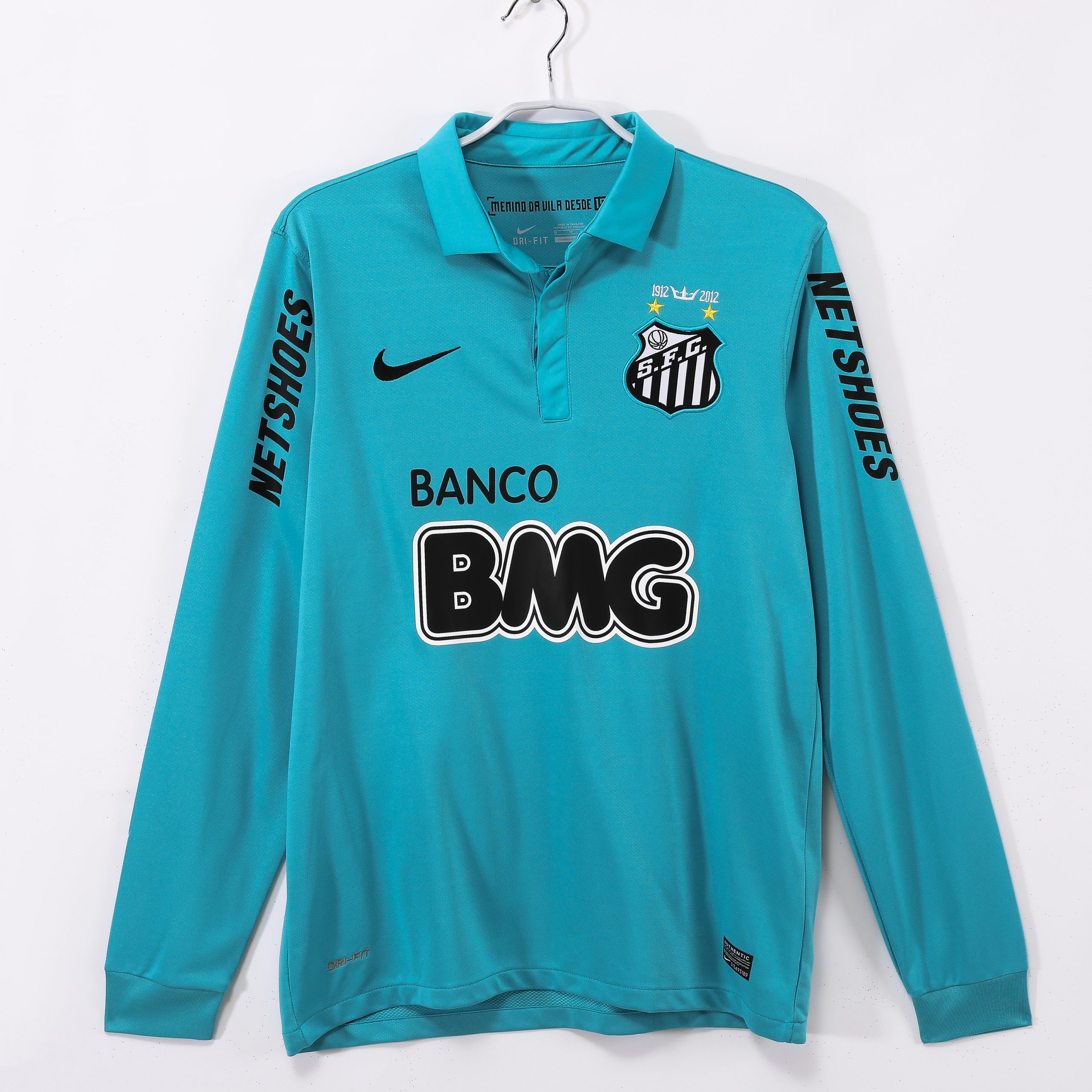 Santos FC 2012/13 Third Retro Jersey (Fan Version, Long Sleeve)