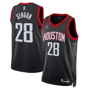Houston Rockets Alperen Şengün #28 Black Swingman Jersey - Statement Edition