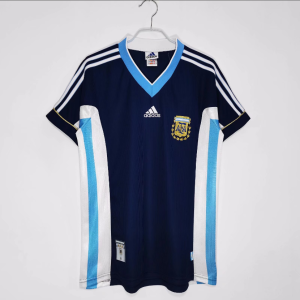Argentina 1998 World Cup Away Retro Jersey