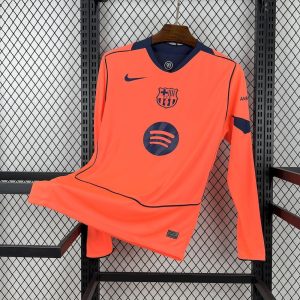Barcelona 2025/26 Third Jersey (Fan Version, Long Sleeve)