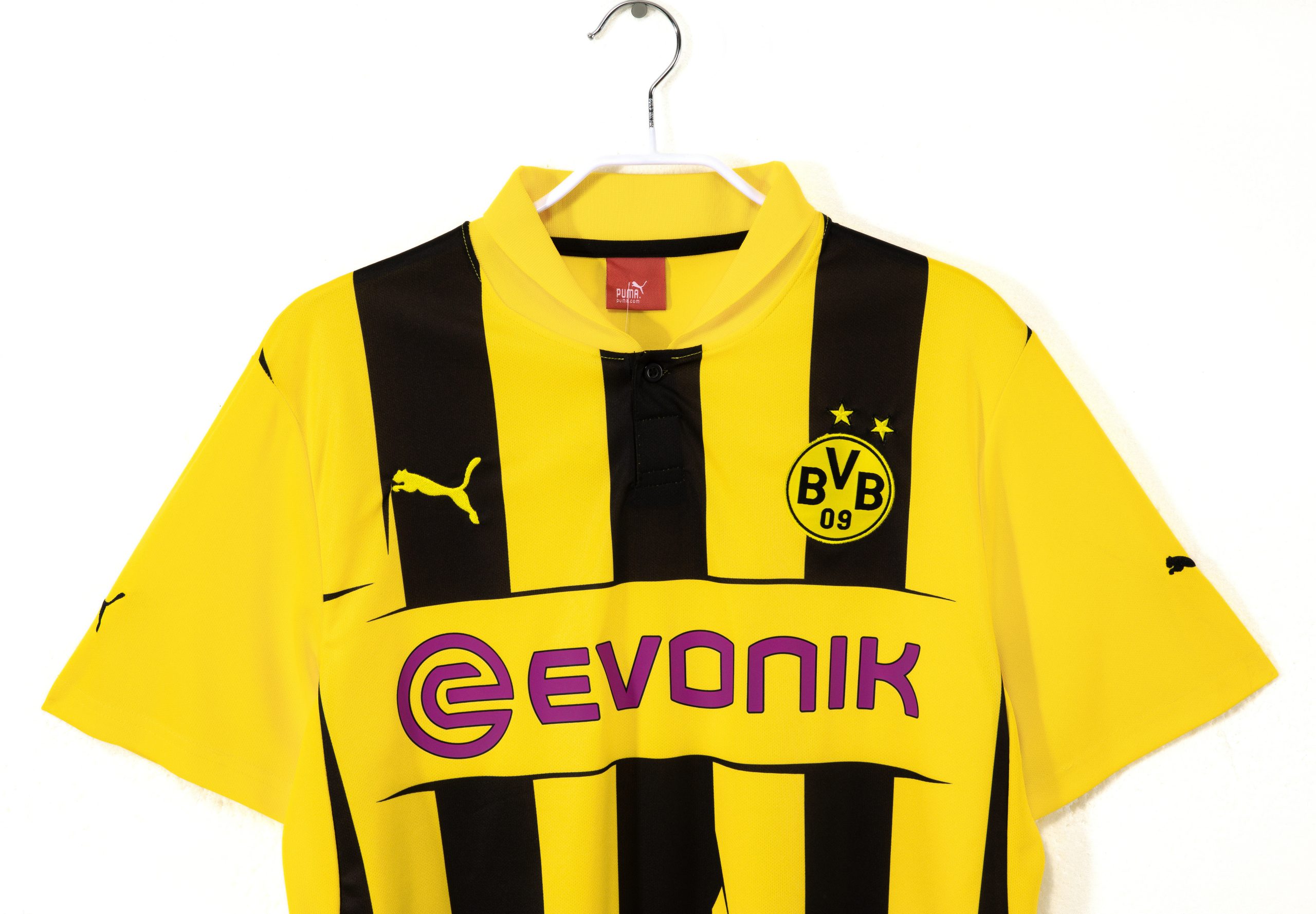 Borussia Dortmund 2012/13 Home Retro Jersey - Image 5