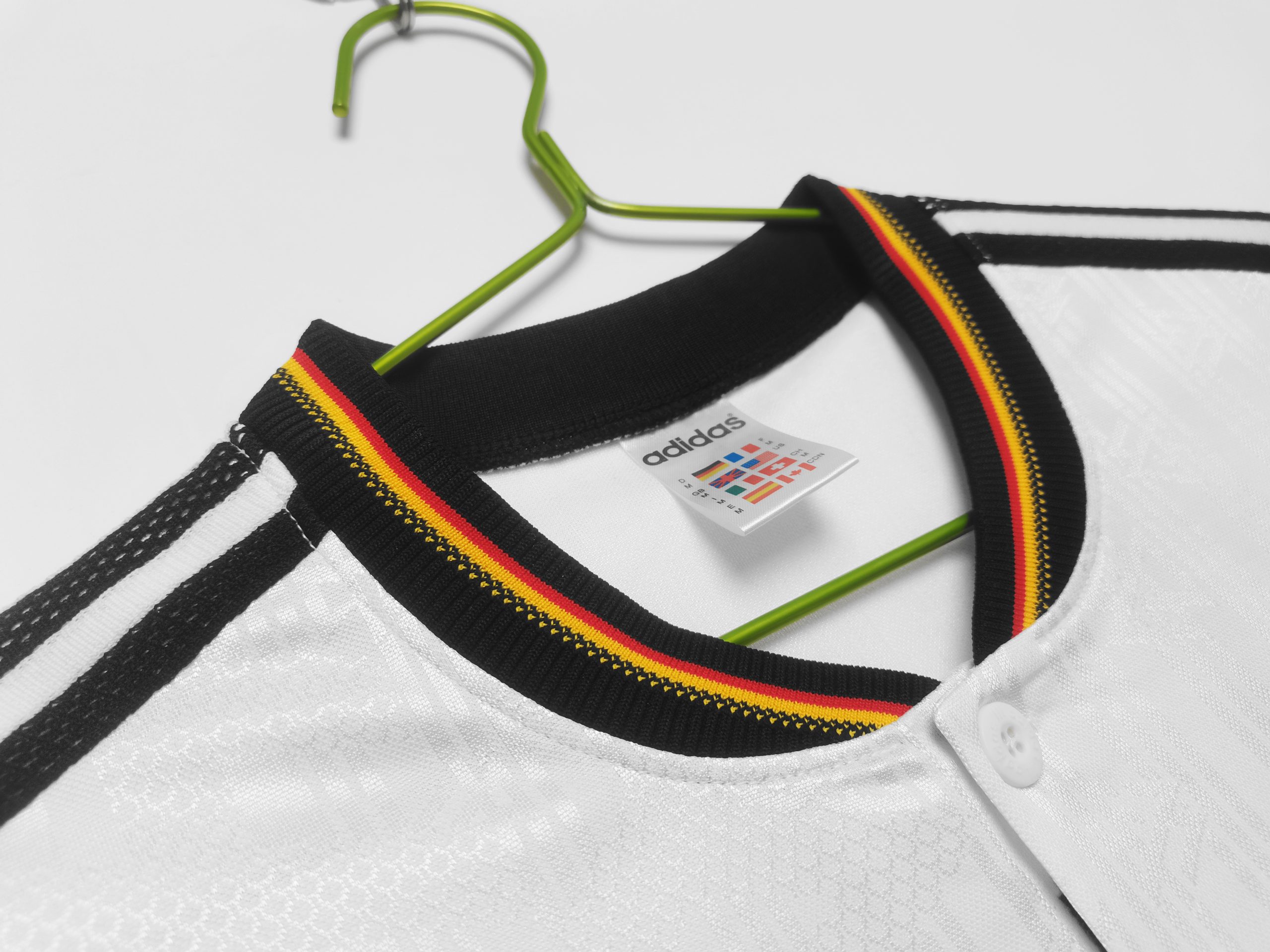 Germany 1996 Euro Home Retro Jersey - Image 3