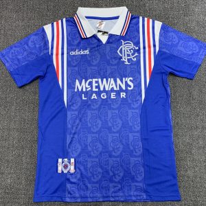 1996/97 Glasgow Rangers Home Retro Jersey Fan Version