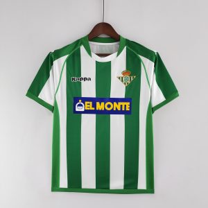 Real Betis 2001/02 Home Retro Jersey (Fan Version)