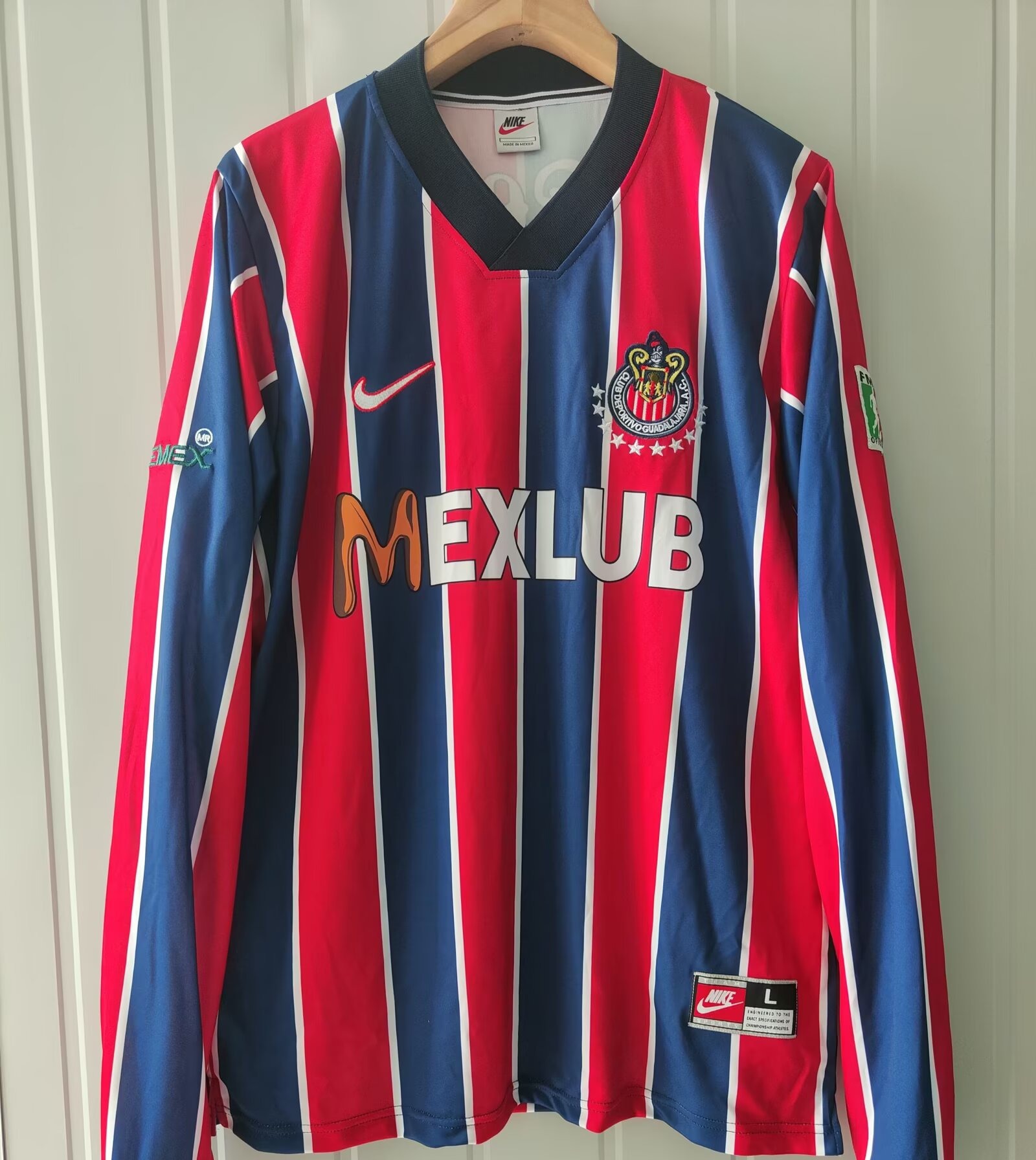 1996/97 Chivas Away Retro Jersey Fan Version Long Sleeve