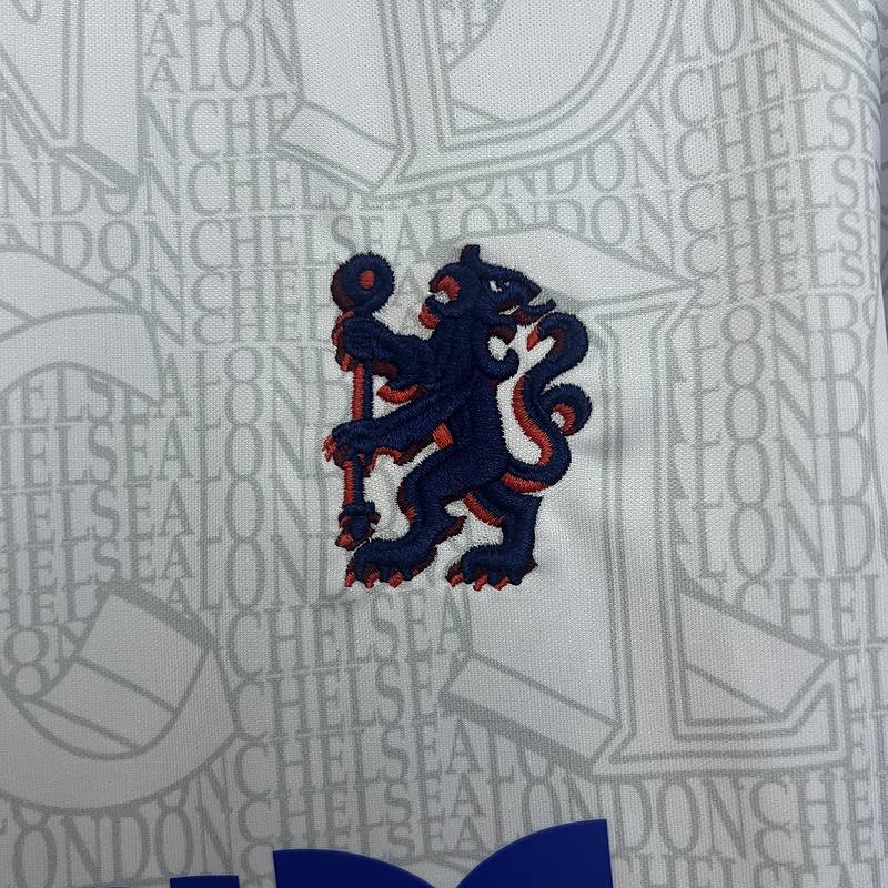 2025/26 Chelsea Pre-Match White Training Jersey Fan Version - Image 4