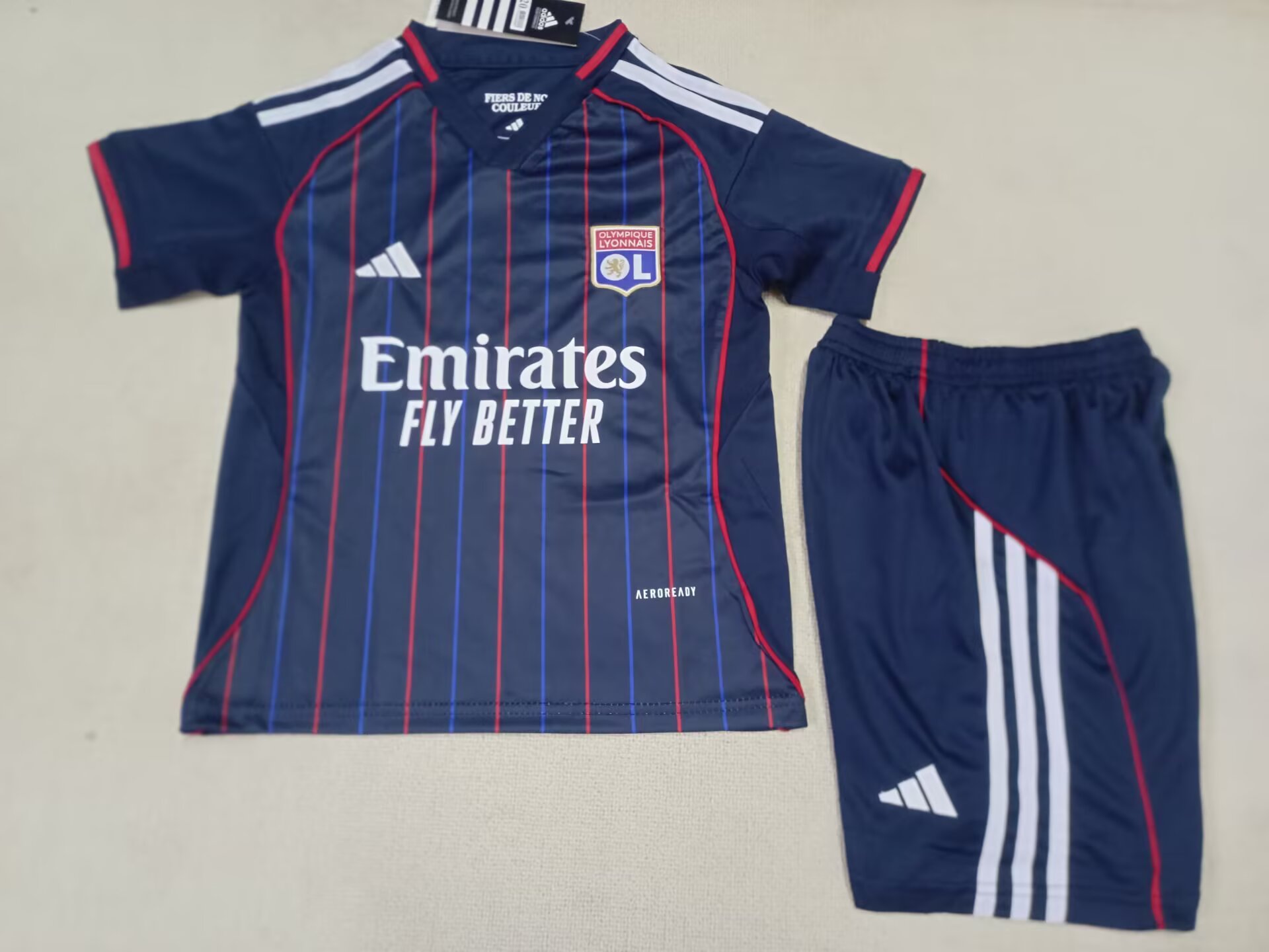 Olympique Lyonnais 2025/26 Away Kids Kit