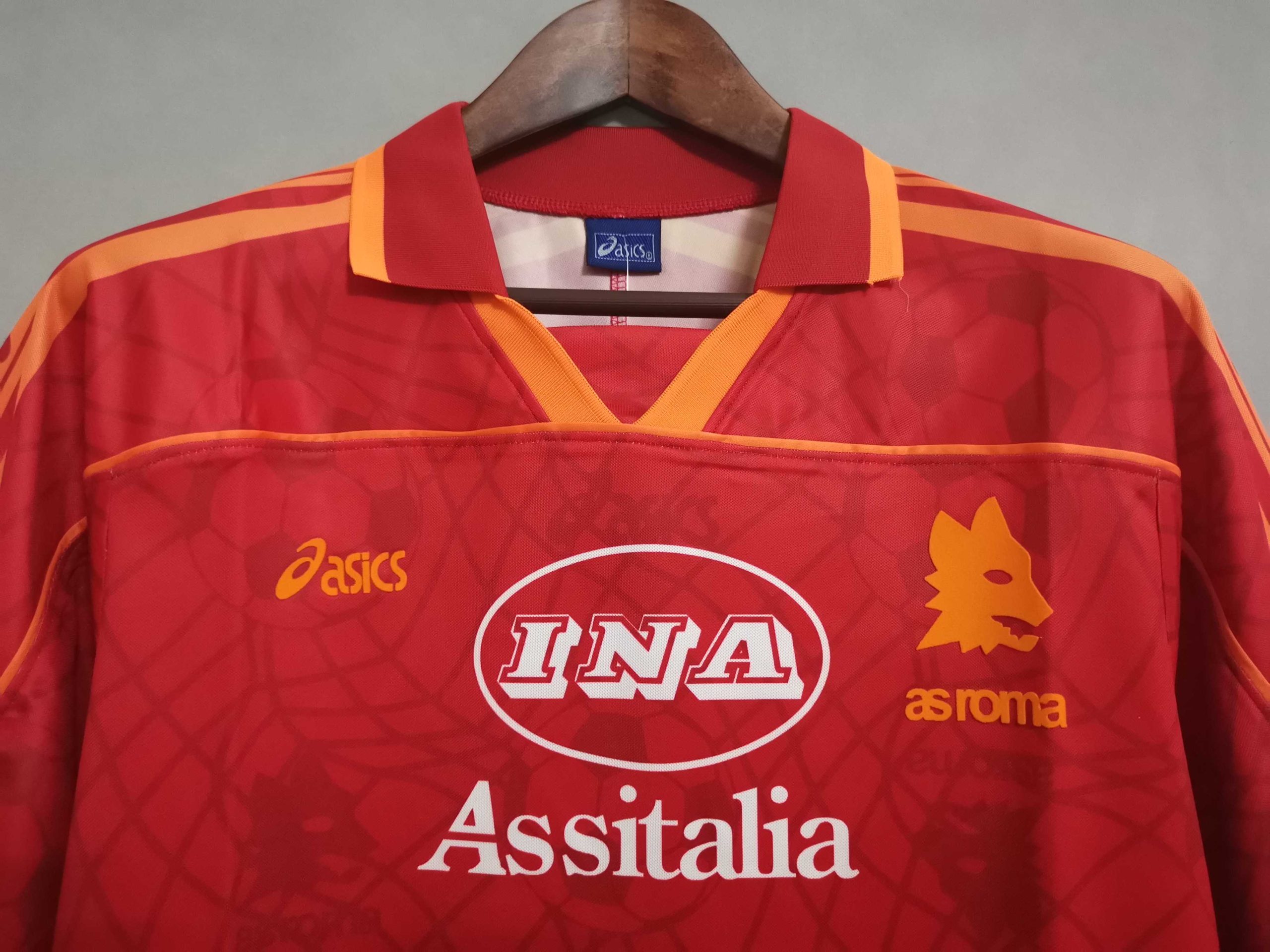 Roma 1995/96 Home Retro Jersey (Fan Version) - Image 3