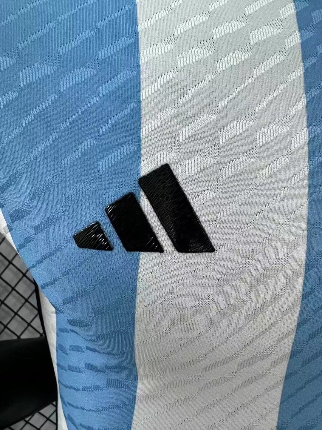 2022 Argentina World Cup Home 3-Star Retro Jersey Player Version - Image 3