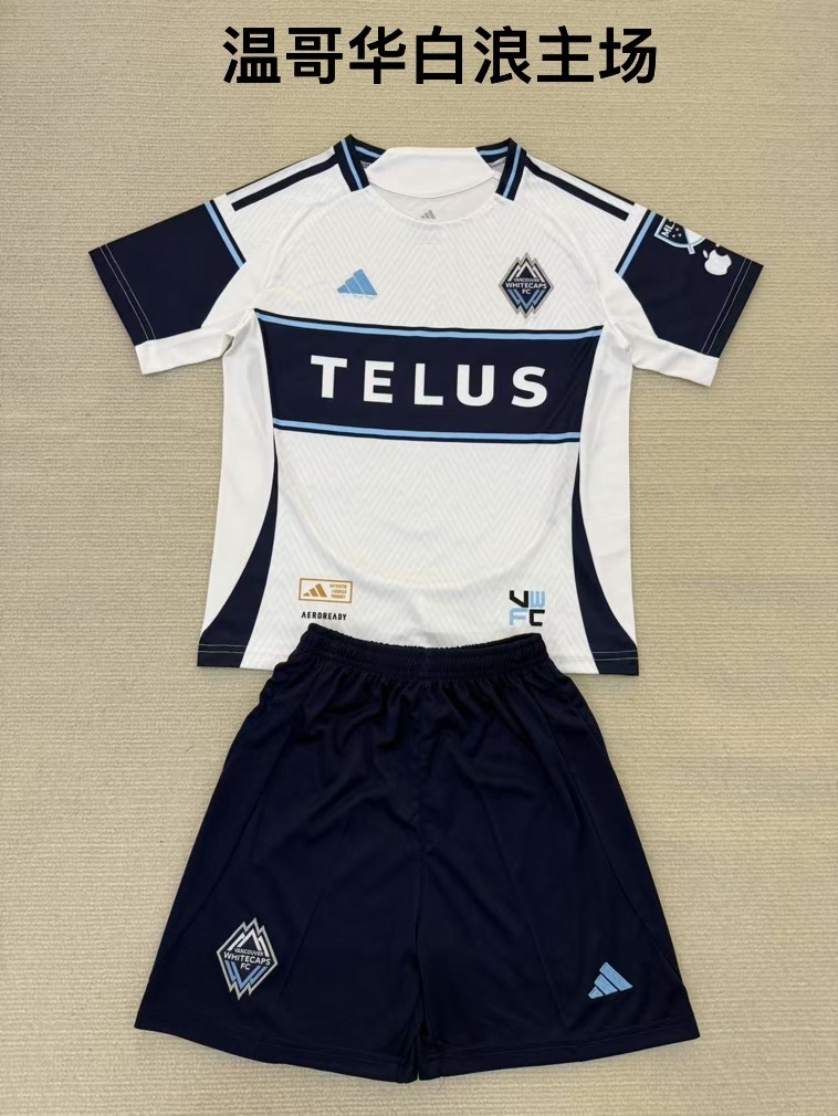 Vancouver Whitecaps FC 2025/26 Home Kids Kit - Image 4