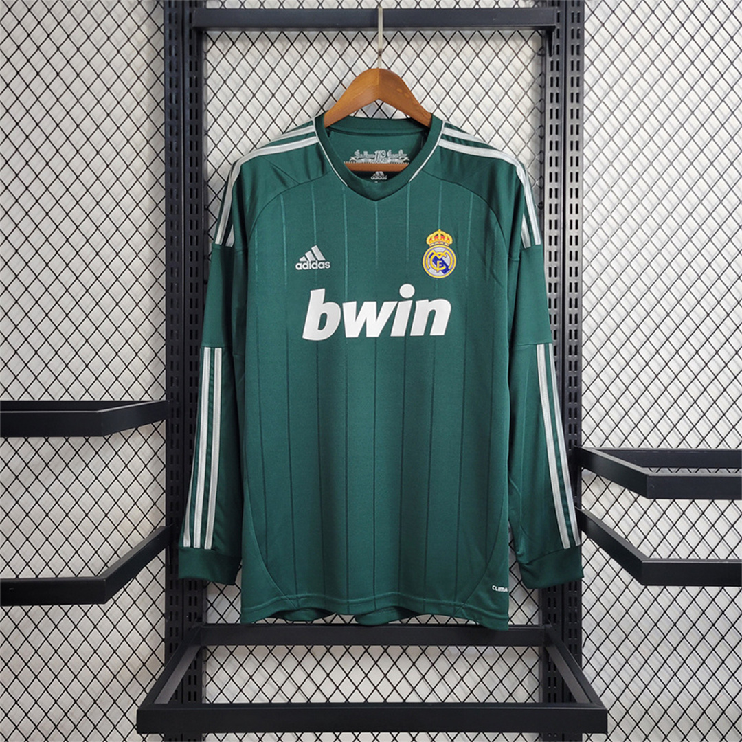 Real Madrid 2012/13 Third Retro Jersey (Fan Version, Long Sleeve)