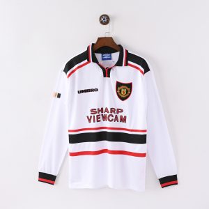 Manchester United 1998/99 Away Retro Jersey (Long Sleeve)