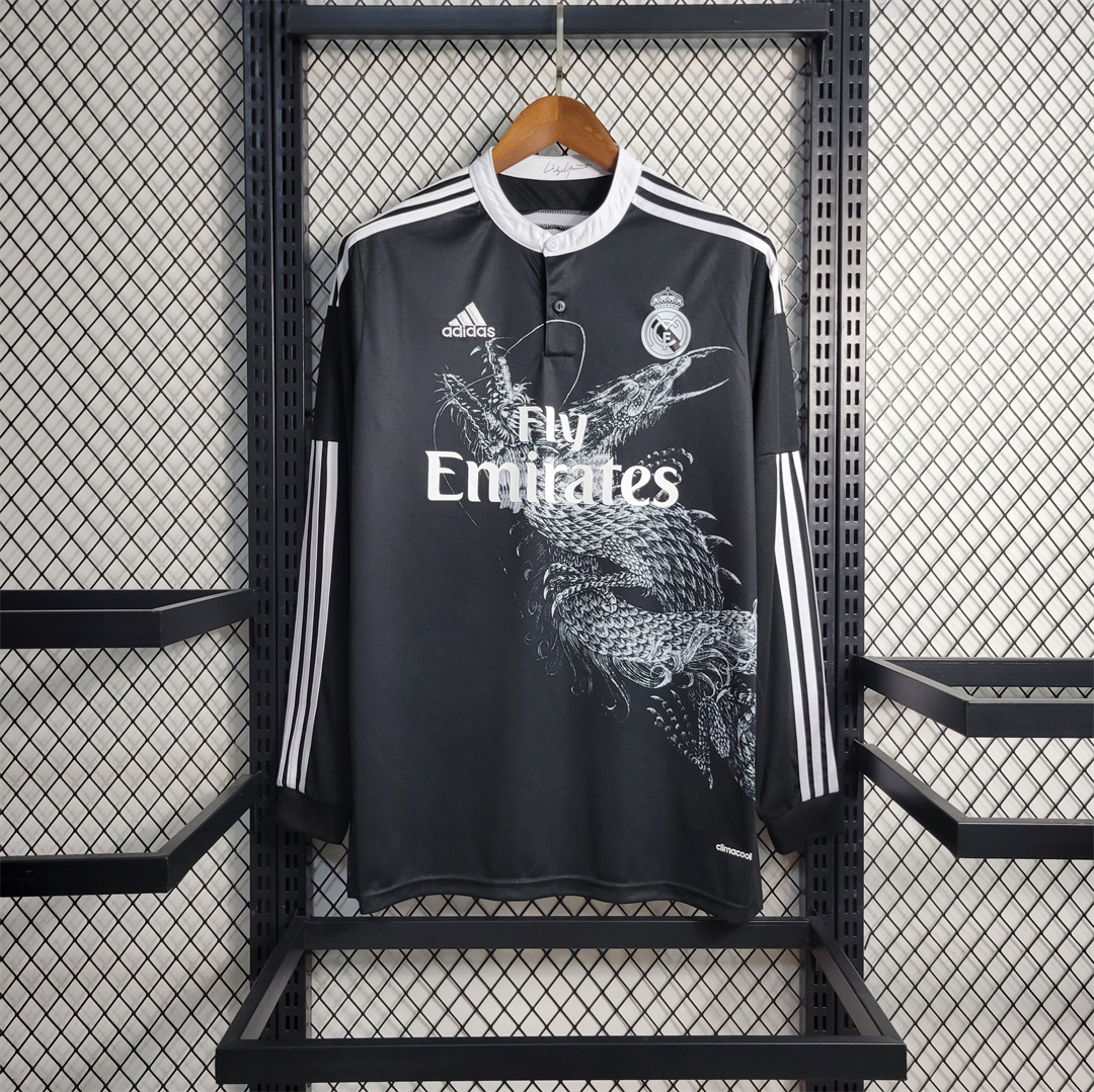 Real Madrid 2014/15 Third Retro Jersey (Fan Version, Long Sleeve)