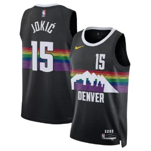 Denver Nuggets Nikola Jokić #15 Black Swingman Jersey 2025/26 - City Edition
