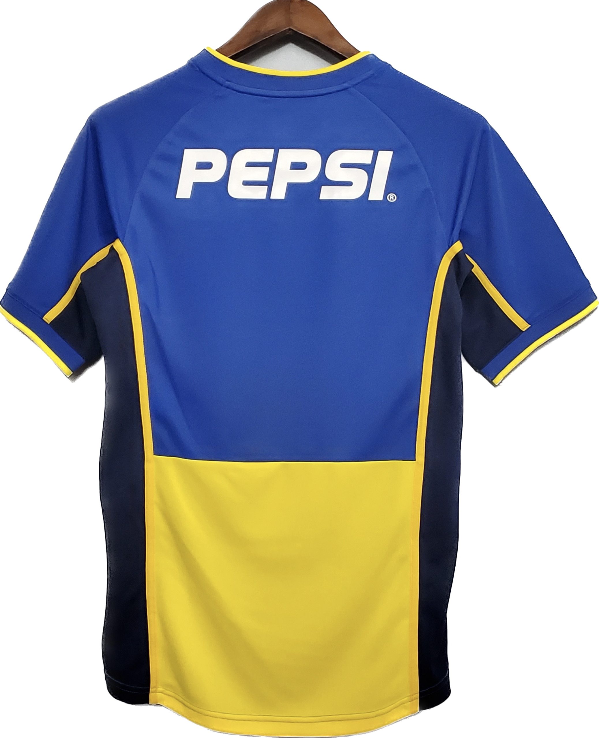 Boca Juniors 2001/02 Home Retro Jersey (Fan Version) - Image 2