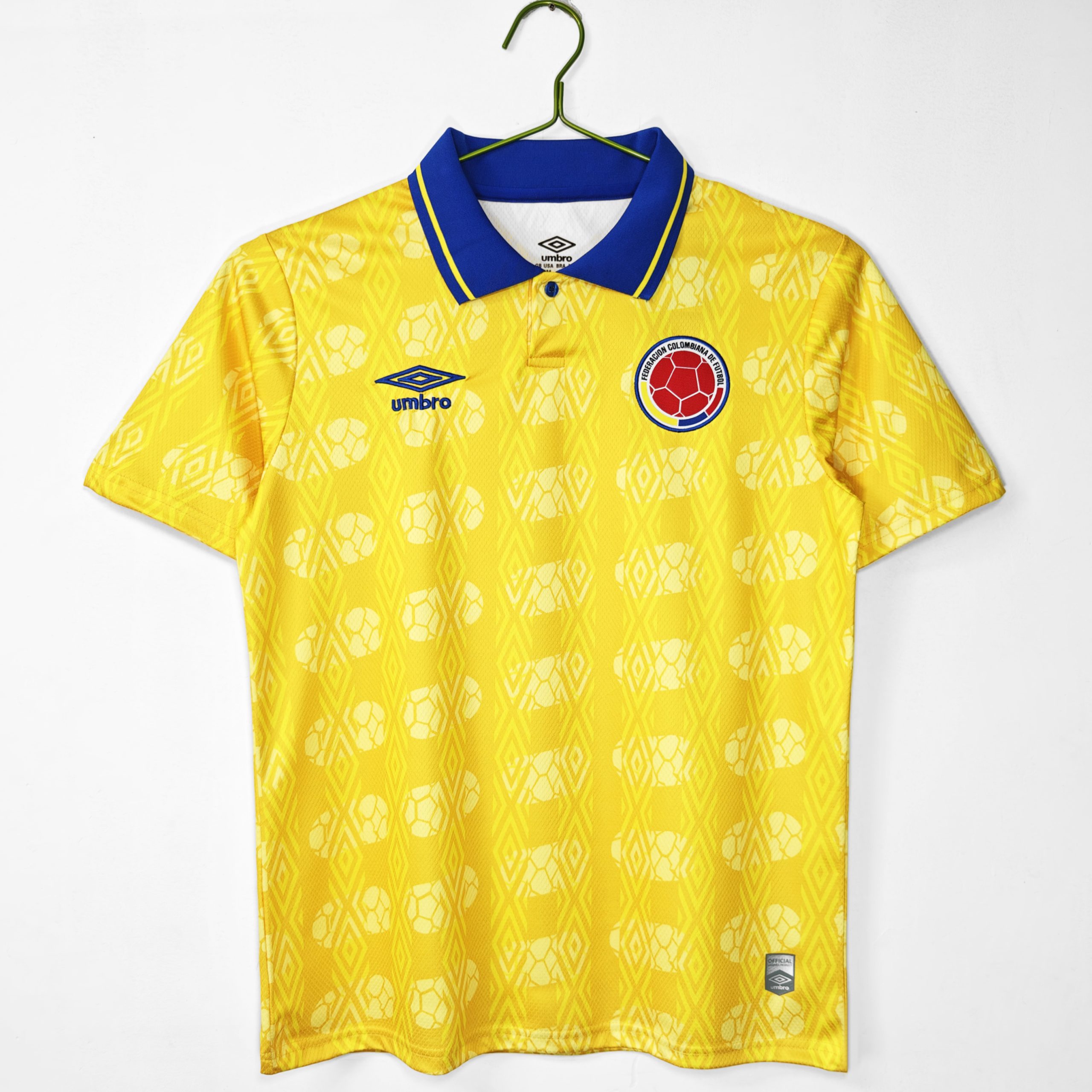 Colombia 1994 World Cup Home Retro Jersey (Fan Version)