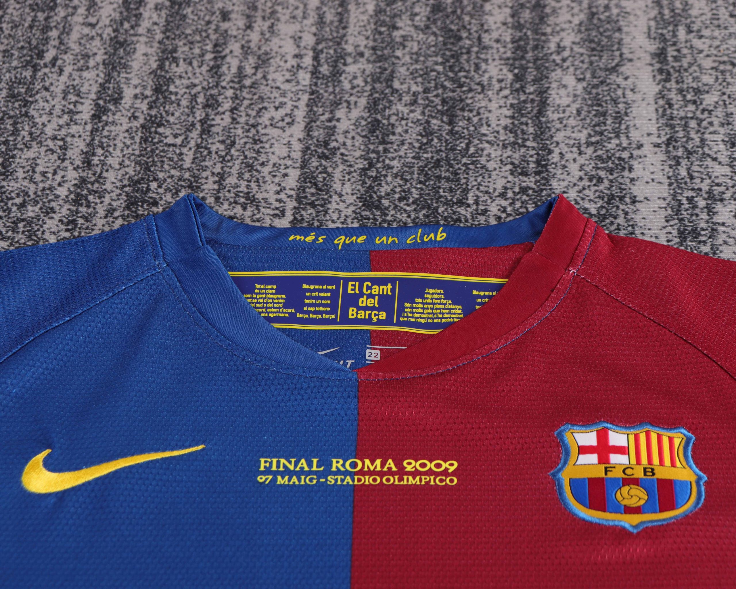 Barcelona 2008/09 Champions League Home Kids Kit - Image 3