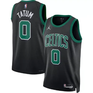 Boston Celtics Jayson Tatum #0 Black Swingman Jersey - Statement Edition