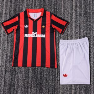 AC Milan 1990/91 Home Kids Kit