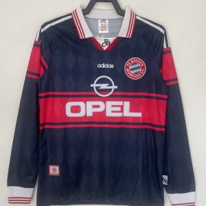 Bayern Munich 1997/98 Home Retro Jersey (Fan Version, Long Sleeve)