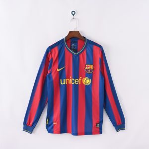 Barcelona 2009/10 Home Retro Jersey (Long Sleeve)