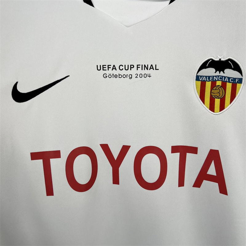 Valencia 2003/04 Home Retro Jersey (Fan Version) - Image 4