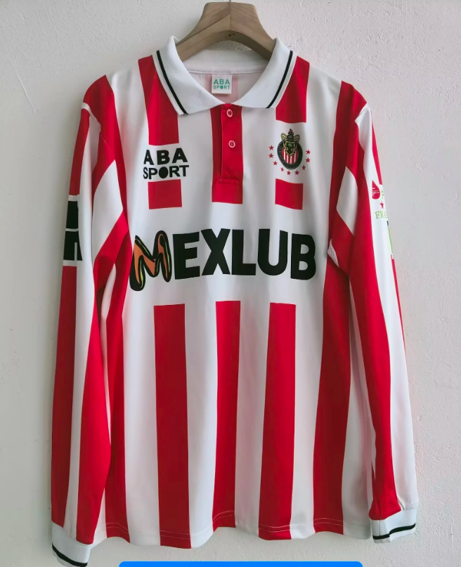 1994/95 Chivas Home Retro Jersey Fan Version Long Sleeve
