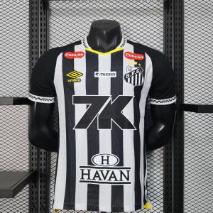 2025/26 Santos FC Away Jersey with All Sponsors Player Version