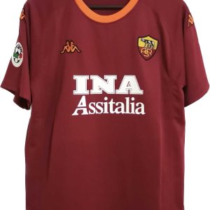 Roma 2000/01 Home Retro Jersey
