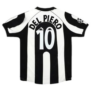 1997/98 Juventus Del Piero #10 Home Retro Jersey Fan Version