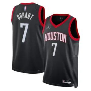 Houston Rockets Kevin Durant #7 Black Swingman Jersey - Statement Edition