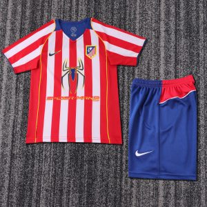 Atletico Madrid 2004/05 Home Kids Kit