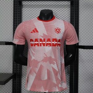 2026 Canada World Cup Pink and White Jersey Player Version