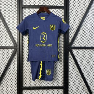 Atletico Madrid 2025/26 Away Kids Kit