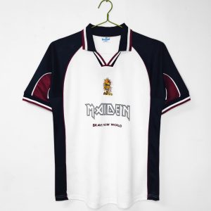 1999 West Ham United Away Iron Maiden Joint Edition Retro Jersey Fan Version