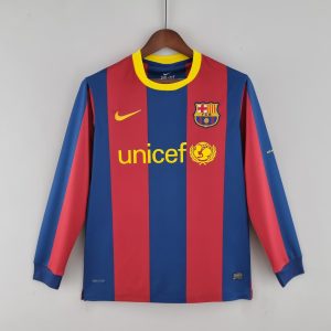 Barcelona 2010/11 Home Retro Jersey (Long Sleeve)