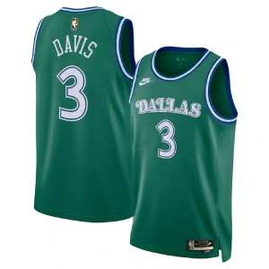 Dallas Mavericks Anthony Davis #3 Green Swingman Jersey - Classic Edition