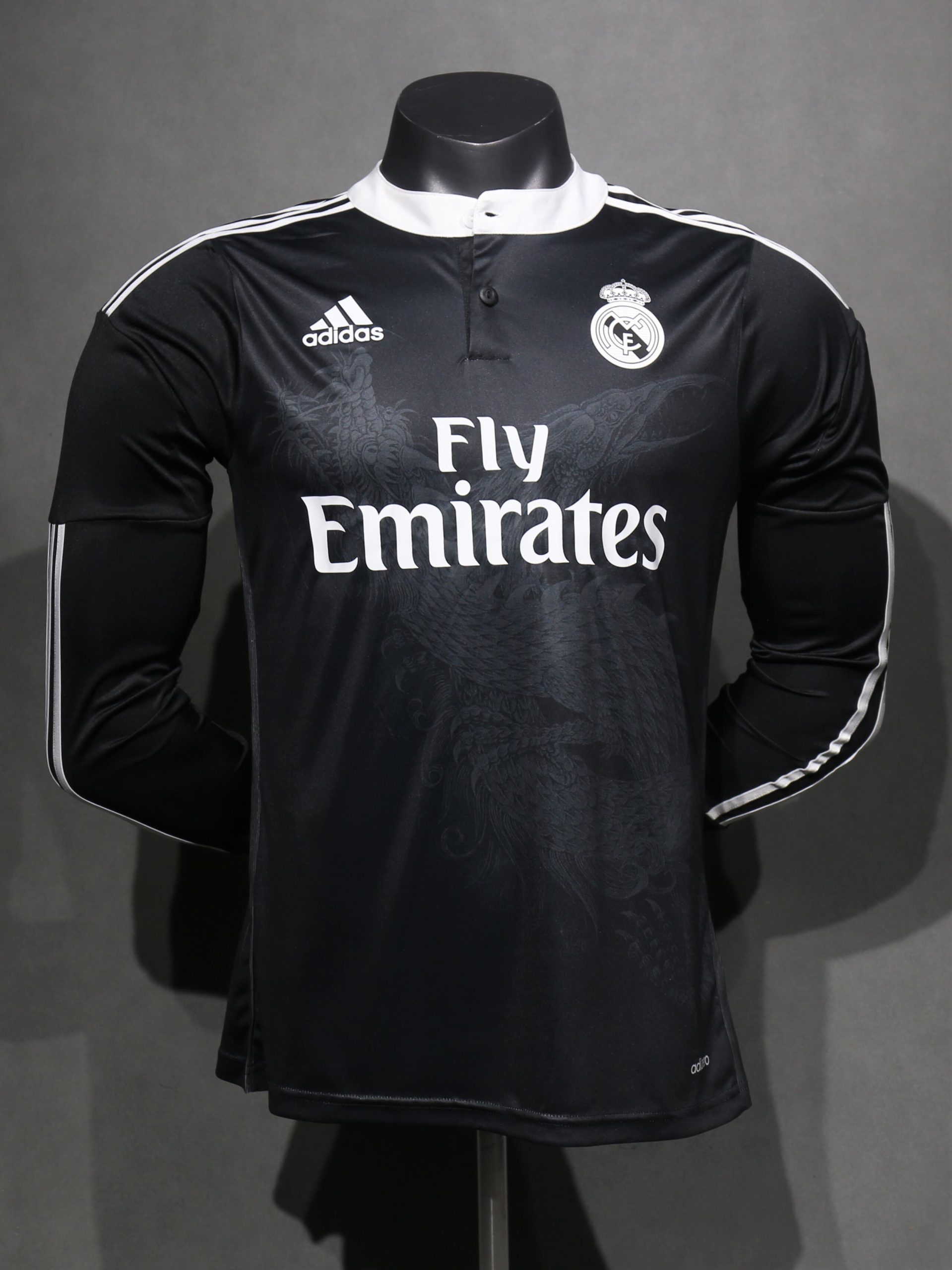 Real Madrid 2014/15 Third Retro Jersey (Player Version, Long Sleeve)