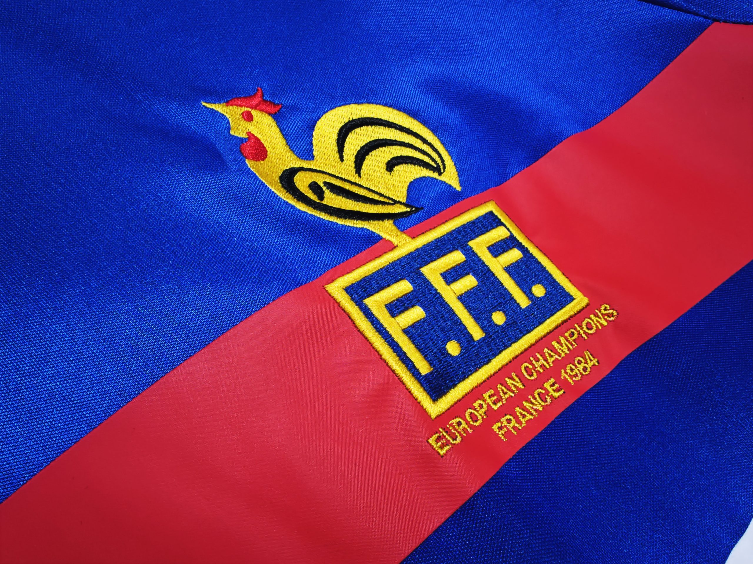 France 1984 Home Retro Jersey - Image 3