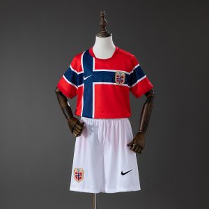 Norway 2026 World Cup Home Kids Kit