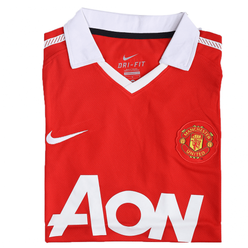 Manchester United 2010/11 Home Retro Jersey - Image 3