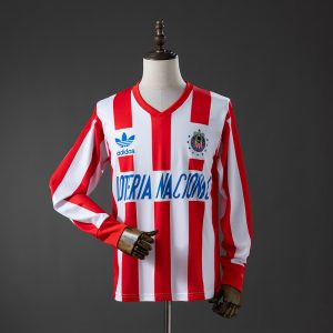 1991/92 Chivas Home Retro Jersey Fan Version Long Sleeve