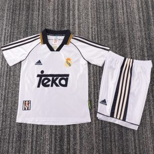 Real Madrid 1998/00 Home Kids Kit