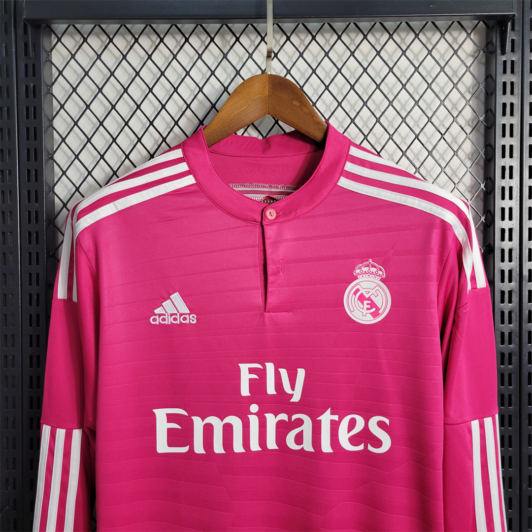 Real Madrid 2014/15 Away Retro Jersey (Long Sleeve) - Image 3