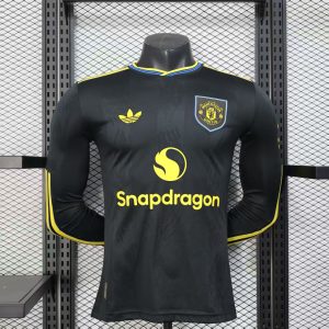 Manchester United 2025/26 Third Jersey (Player Version, Long Sleeve)