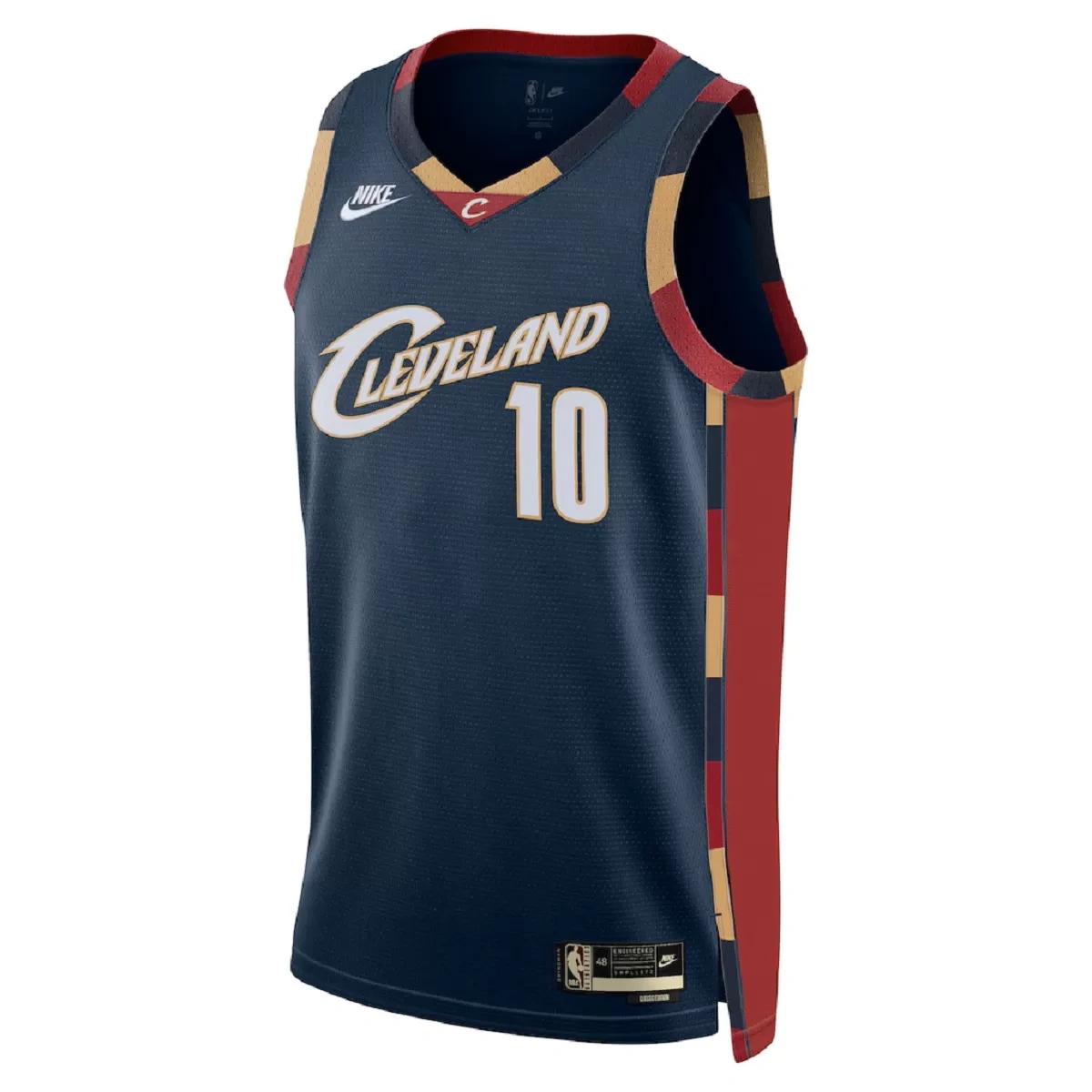 Cleveland Cavaliers Darius Garland #10 Navy Swingman Jersey - Classic Edition - Image 2
