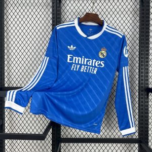 Real Madrid 2025/26 Third Jersey (Fan Version, Long Sleeve)