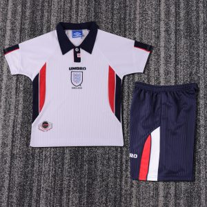England 1998 World Cup Home Kids Kit